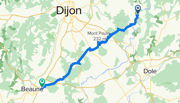 RF Pontailler-sur Saone to Vignoles