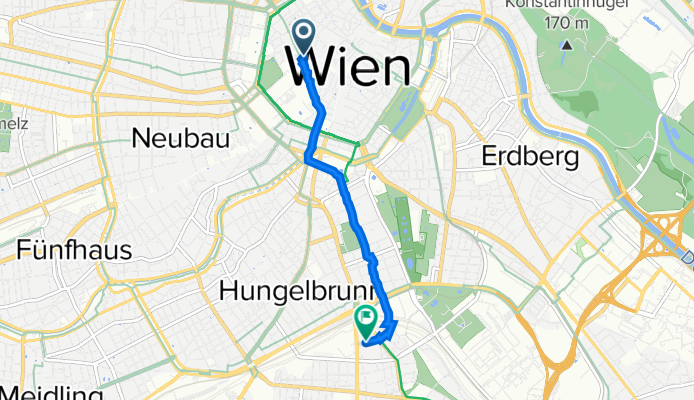Fahnengasse 2/2–2/4, Wien nach Reisingergasse 9, Wien