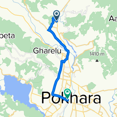 Slow ride in Pokhara