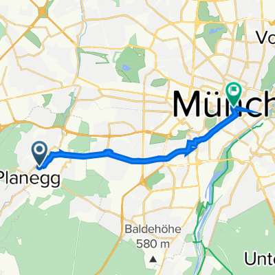 Behringstraße 7, Planegg nach Sonnenstraße 19, München