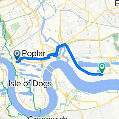3 Cannon Workshops, Cannon Dr, London to Thames Barrier Park, Barrier Point Road, London