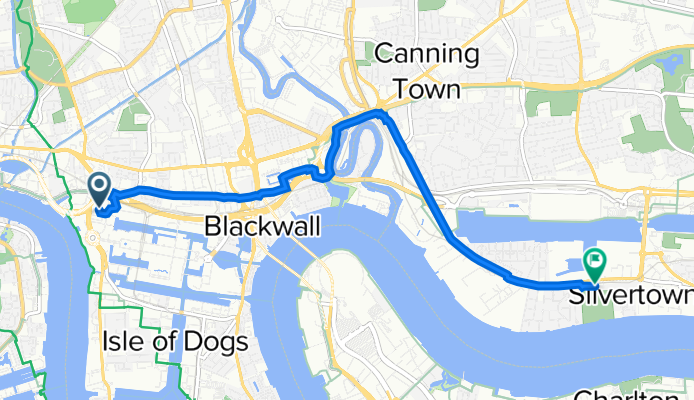 3 Cannon Workshops, Cannon Dr, London to Thames Barrier Park, Barrier Point Road, London