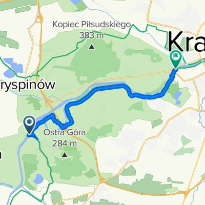 Benedyktyńska 37, Kraków do Tyniecka 39, Kraków