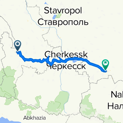 Российская улица, 51, Мостовской до улица Дзержинского, 42, Пятигорск