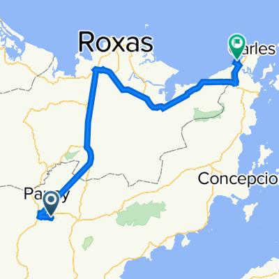 Route from 4H69+8W3, Dueñas