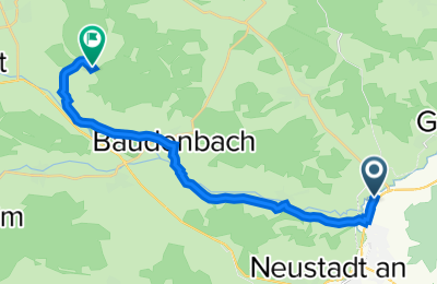 Route in der Bikemap App öffnen