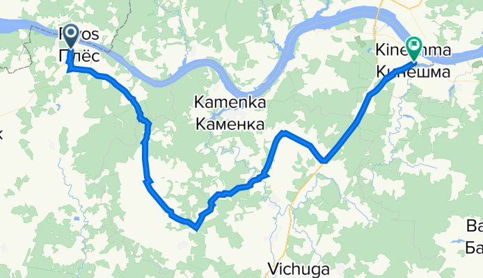 Плёс - Кинешма
