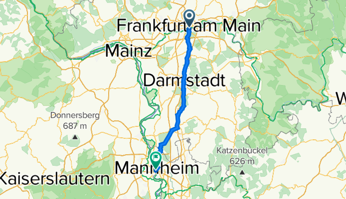 Frankfurt to Mannheim