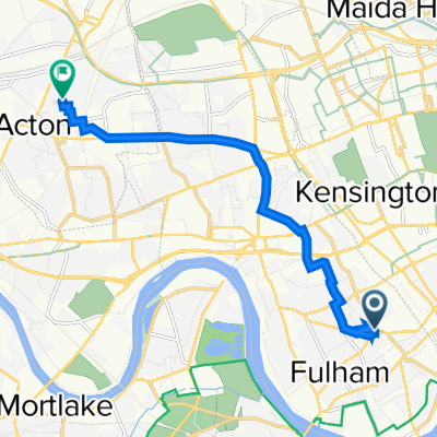 494A Fulham Road, London to 11 Maldon Road, London