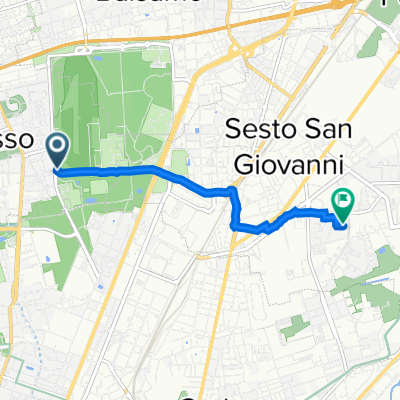 Viale Antonio Gramsci, Bresso a Via Milano 183, Sesto San Giovanni