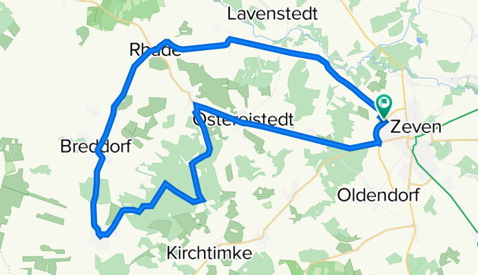 Zeven - Hepstedt - Ummelwald - Zeven