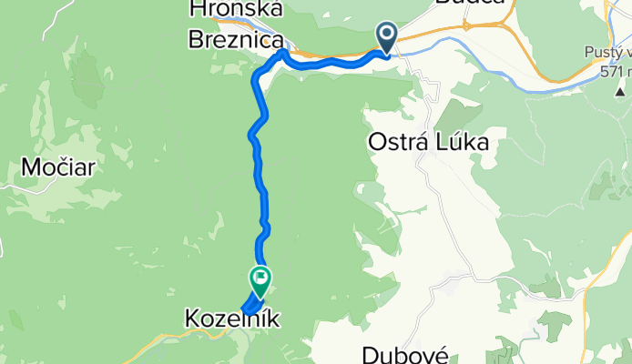 2440, Budča do Kozelník