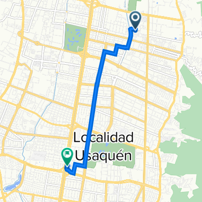 Calle 165B IN-1, Bogotá a Avenida Carrera 45 127-2, Bogotá