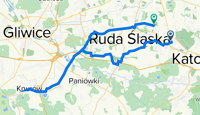 Gałeczki 40, Chorzów do Pokoju 9, Chorzów