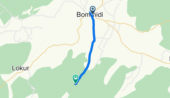 X6JX+R5Q, Bommidi to Bommidi Veppadi Road, Yerimalai R.F.