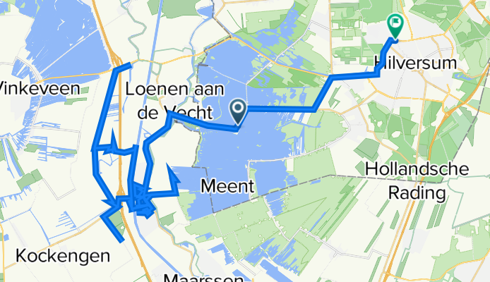 Veendijk 22F, Loosdrecht to Jacobus Pennweg 16, Hilversum