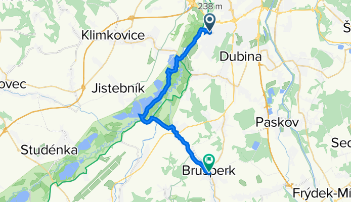 Volgogradská 2535/73, Ostrava to K Svaté vodě 1090, Brušperk