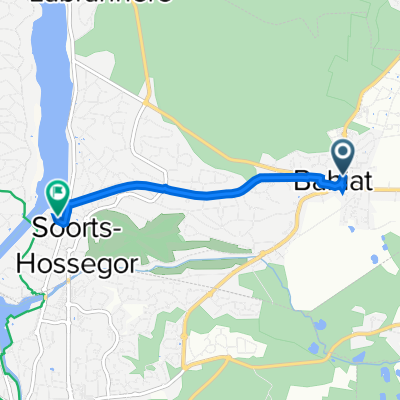 84 Route de Seignosse, Soorts-Hossegor à 106 Avenue Rosny, Soorts-Hossegor