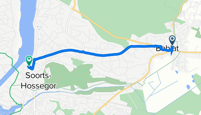 84 Route de Seignosse, Soorts-Hossegor à 106 Avenue Rosny, Soorts-Hossegor