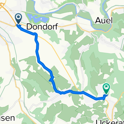 Alfred-Nobel-Straße 3, Hennef nach Wolfsbusch 8, Hennef