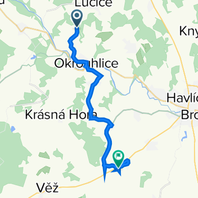 34713, Okrouhlice до Michalovice