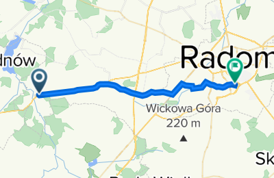 Route in der Bikemap App 枚ffnen