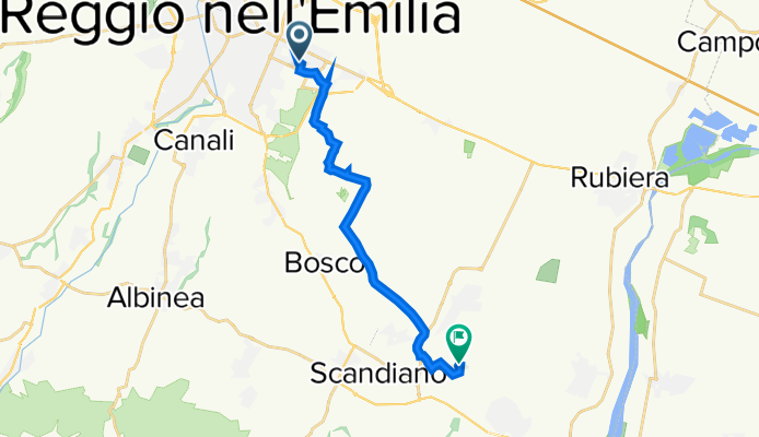 Da Via Umberto Terracini 12, Reggio Emilia a Via Garapine, Scandiano
