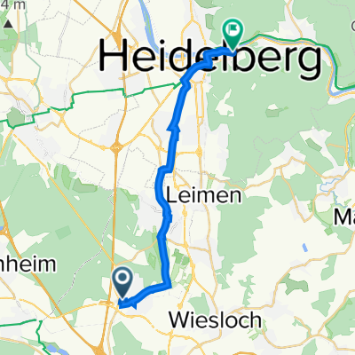 Moritz-von-Schwind-Straße 6, Walldorf nach Hauptstraße 196, Heidelberg