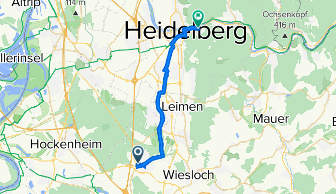 Moritz-von-Schwind-Straße 6, Walldorf nach Hauptstraße 196, Heidelberg