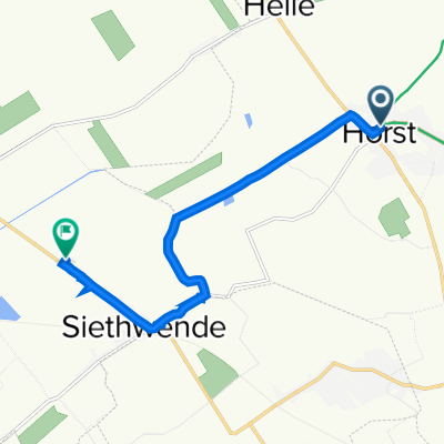 Bahnhofstraße 12, Horst (Holstein) nach Sommerland 54, Sommerland