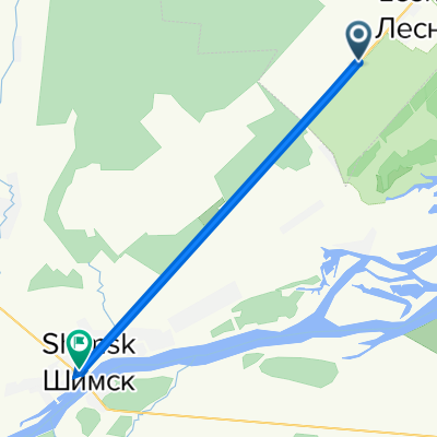 Великий Новгород — Шимск,  до Новгородская улица, 2, ШИМСК