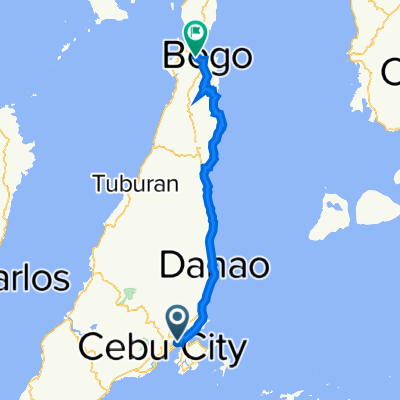 F.F. Cruz Avenue, Mandaue City to Bogo City Hall Road, Bogo City