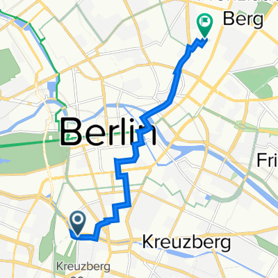 Tempelhofer Ufer, Berlin nach Diedenhofer Straße 12, Berlin