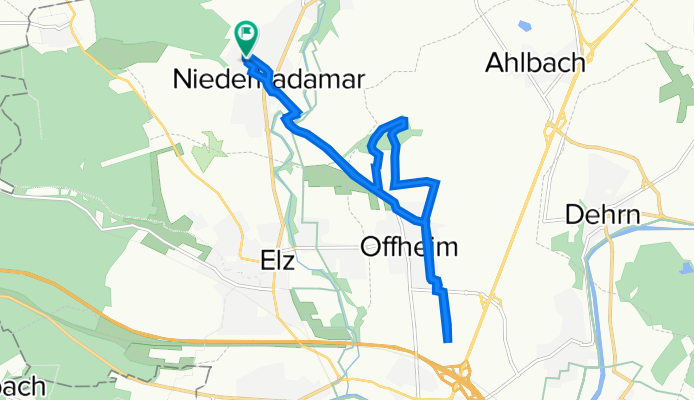 An der Bildeiche 2, Hadamar nach Ringstraße 12, Hadamar