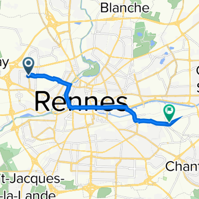 Avenue Sir Winston Churchill, Rennes à 1 Rue de Bray, Cesson-Sévigné