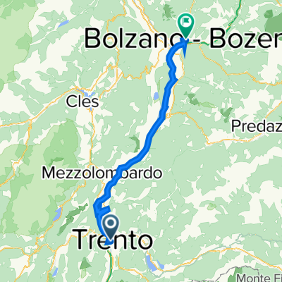 Da Via Giuseppe Verdi 40, Trento a Piazza Walther 15, Bolzano