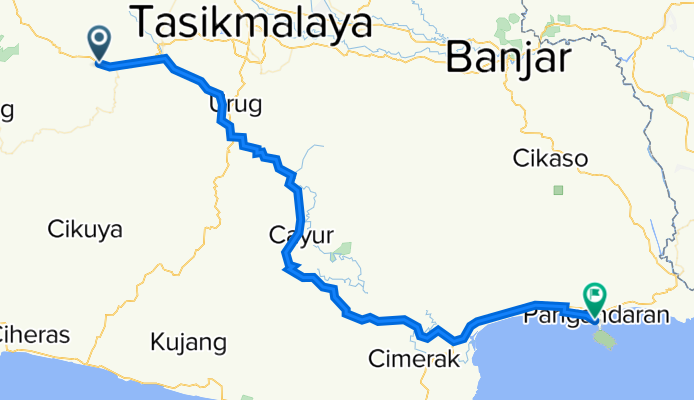 Raya Salawu, Tasikmalaya to Jalan Pamugaran, Kabupaten Pangandaran