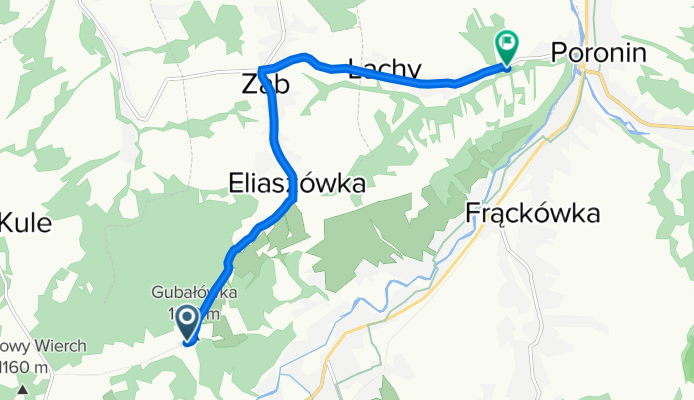 Droga Stanisława Zubka 4, Zakopane to Suche 60B, Suche