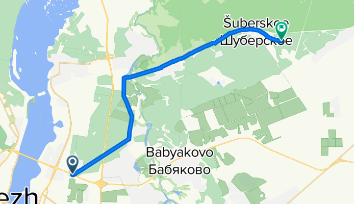 Recovered Route