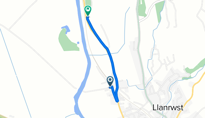 Gower Road, Llanrwst to Station Road, Llanrwst