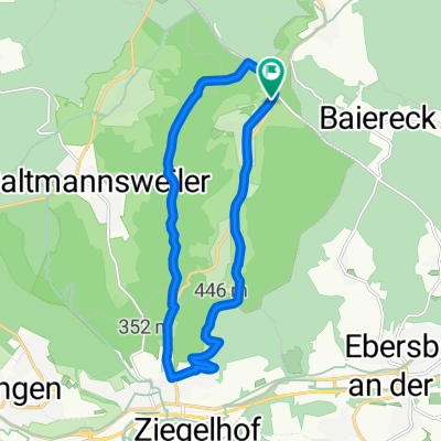 Wanderstrecke....