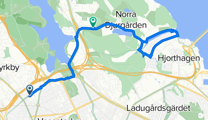 Runda Djurgårdsstaden innan Naturhist