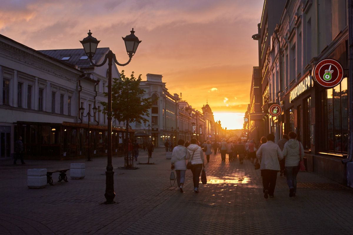 013 Центр Казани (через Лядской садик)