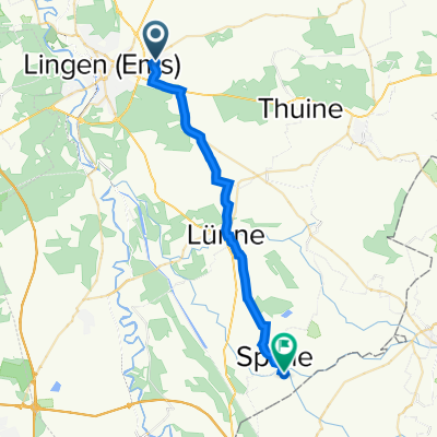 Reiherhorst 32, Lingen (Ems) nach Heinrich-Krone-Straße 10, Spelle