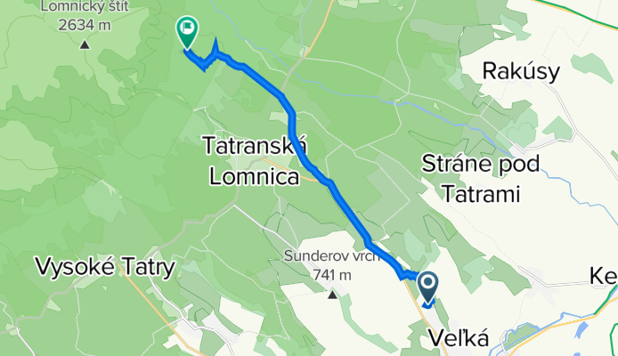 Okružná 59, Veľká Lomnica do Vysoké Tatry