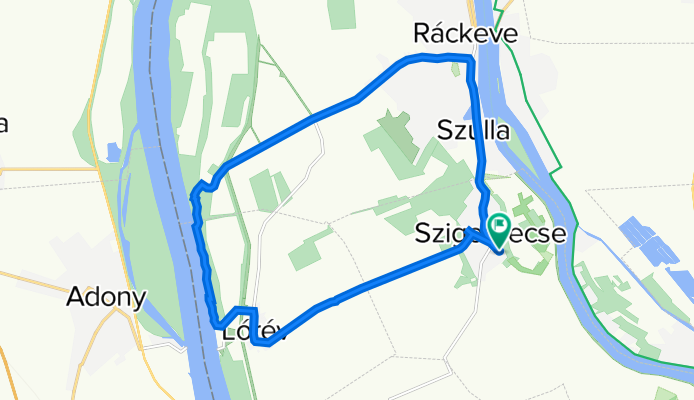 Réti utca 17, Szigetbecse to Réti utca 17, Szigetbecse