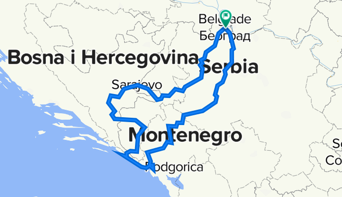 beograd-visegrad-sarajevo-mostar- trebinje- hercegnovi