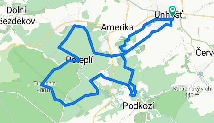 Bikové unhošťské kopcování