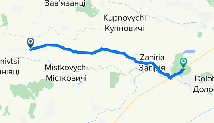 Вулиця без назви to Н13