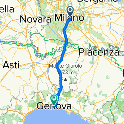 Via Nino Bixio 6, Mailand nach Vico Dietro il Coro della Maddalena 23 R, Genua